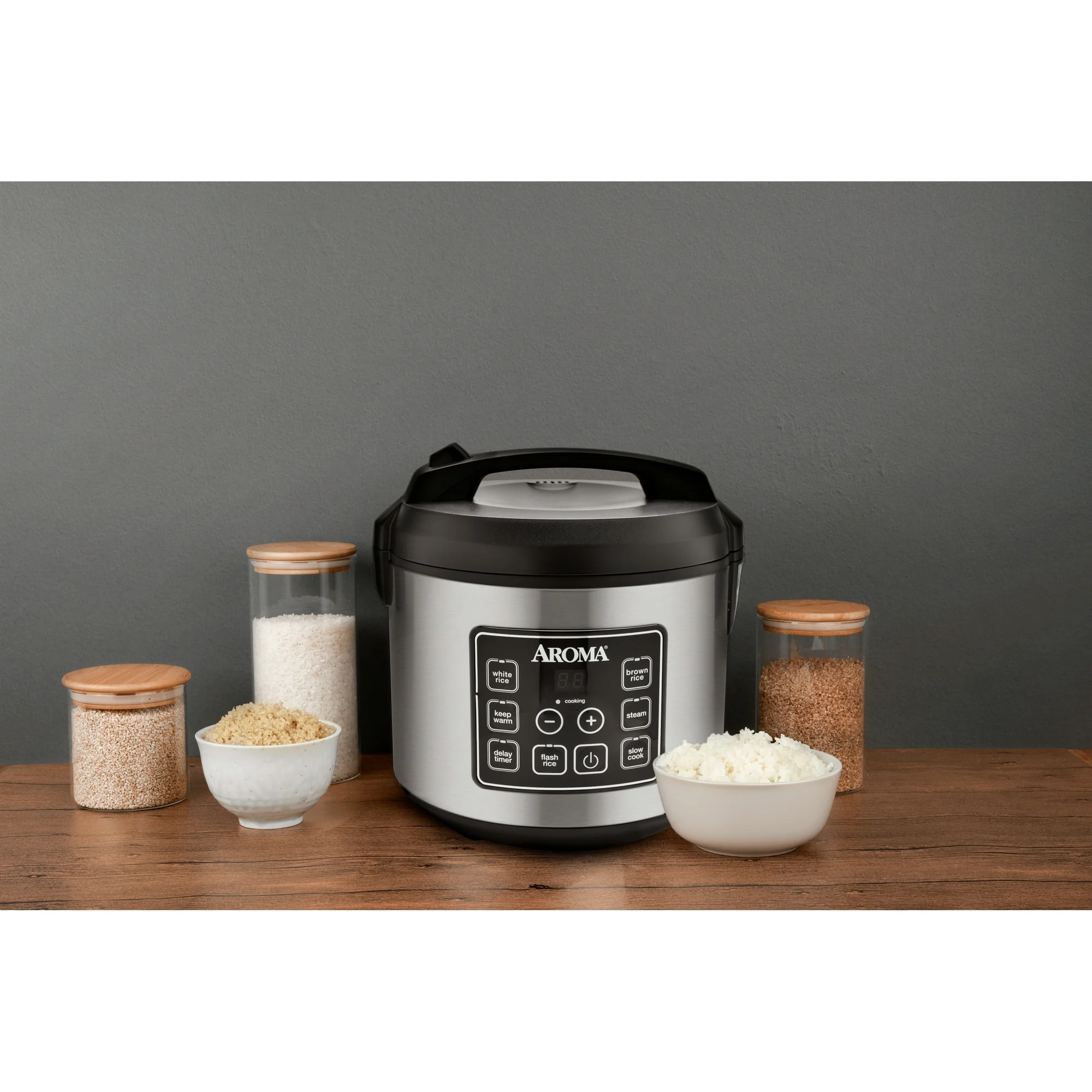 Aroma 20-Cup Programmable Rice & Grain Cooker and Multi-Cooker