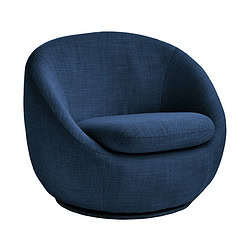 Better Homes & Gardens Mira Swivel Chair, Indigo