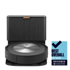 iRobot - Roomba j7+ (7550) Wi-Fi Connected Robot Vacuum with Automatic Dirt Disposal - Graphite