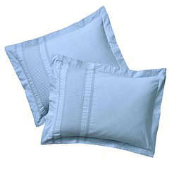 Better Homes & Gardens 3-Piece Blue Waffle Stripe Comforter Set, Adult Full/Queen