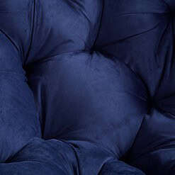 Better Homes & Gardens Papasan Chair, Polyester, Blue