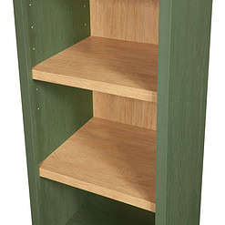 Better Homes & Gardens Juliet Narrow Arch Bookcase, Deep Green Finish