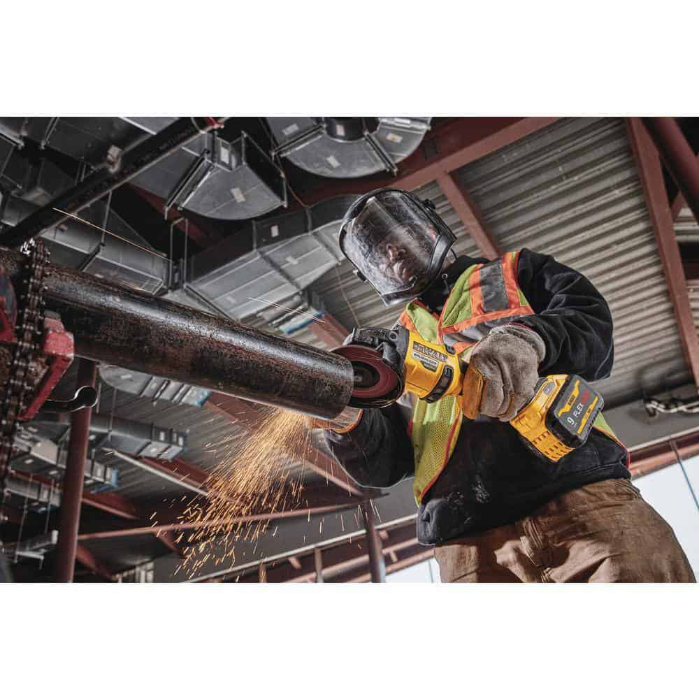 DEWALT FLEXVOLT 60V MAX Cordless Brushless 4.5 in. to 6 in. Small Angle Grinder with Kickback Brake (Tool Only)