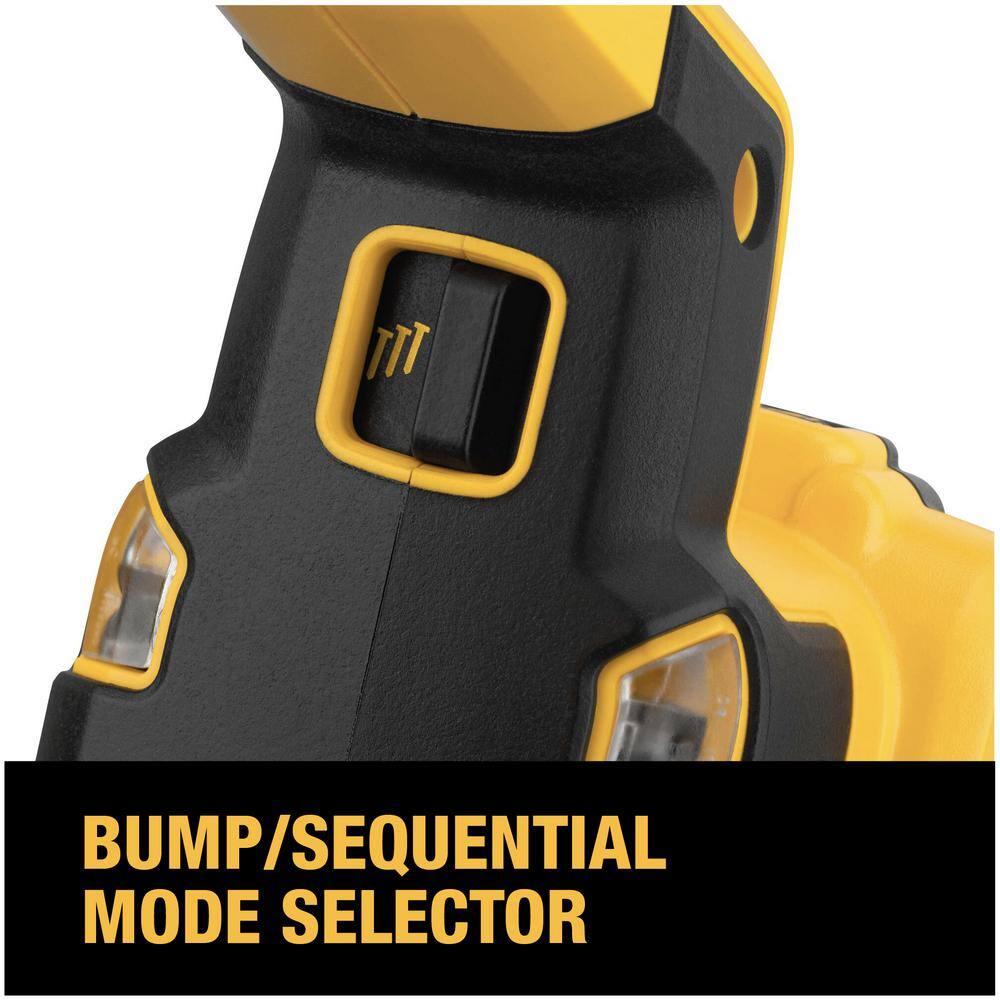 DEWALT 20V MAX XR Lithium-Ion Cordless 18-Gauge Narrow Crown Stapler (Tool Only)