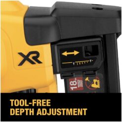 DEWALT 20V MAX XR Lithium-Ion Cordless 18-Gauge Narrow Crown Stapler (Tool Only)