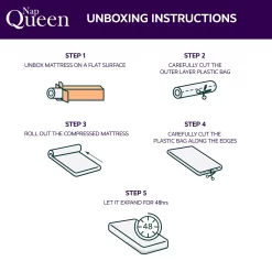 NapQueen Twin Mattress Rainbow 5
