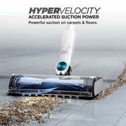 Shark - Clean & Empty Cordless Stick Vacuum & Auto-Empty System, Self Cleaning Brushroll, HEPA Filtration - White