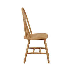 Better Homes and Gardens Autumn Lane Windsor Solid Wood Dining Chairs, Light Honey Finish, 2 Pack