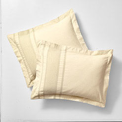 Better Homes & Gardens 3-Piece Cream Waffle Stripe Comforter Set, Full/Queen