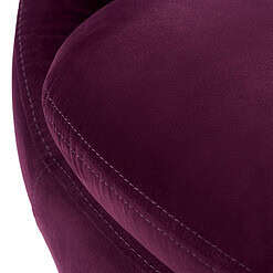 Better Homes & Gardens Better Homes & Gardens Mira Swivel Chair, Merlot Velvet