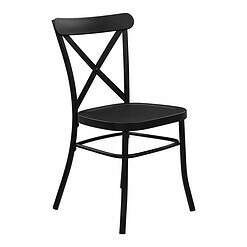 Better Homes and Gardens Collin Distressed Dining Chair, Set of 2, Rich Black Finish