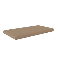 DHP Value 6 Inch Thermobonded Polyester Filled Quilted Top Bunk Bed Mattress, Twin, Tan