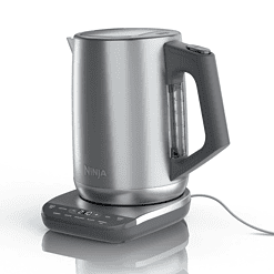 Ninja KT200 Precision Temperature Electric Kettle, 1500 watts, BPA Free, Stainless, 7-Cup Capacity, Hold Temp Setting, Silver