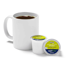 AmazonFresh 80 Ct. Organic Fair Trade K-Cups, Peru Medium Roast, Keurig K-Cup Brewer Compatible