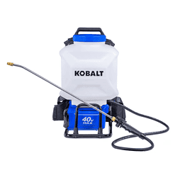 Kobalt 4-Gallon 40-volt Battery Operated Plastic Backpack Sprayer Battery and Charger Included