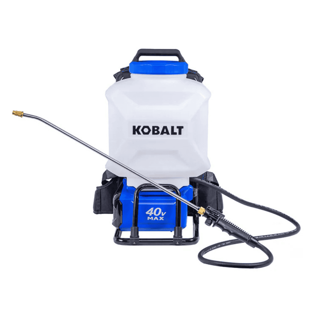 Kobalt 4-Gallon 40-volt Battery Operated Plastic Backpack Sprayer Battery and Charger Included