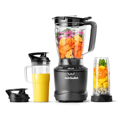 Nutribullet SmartSense Blender Combo, 5-speed blender, 1400 Watt Gunmetal Gray