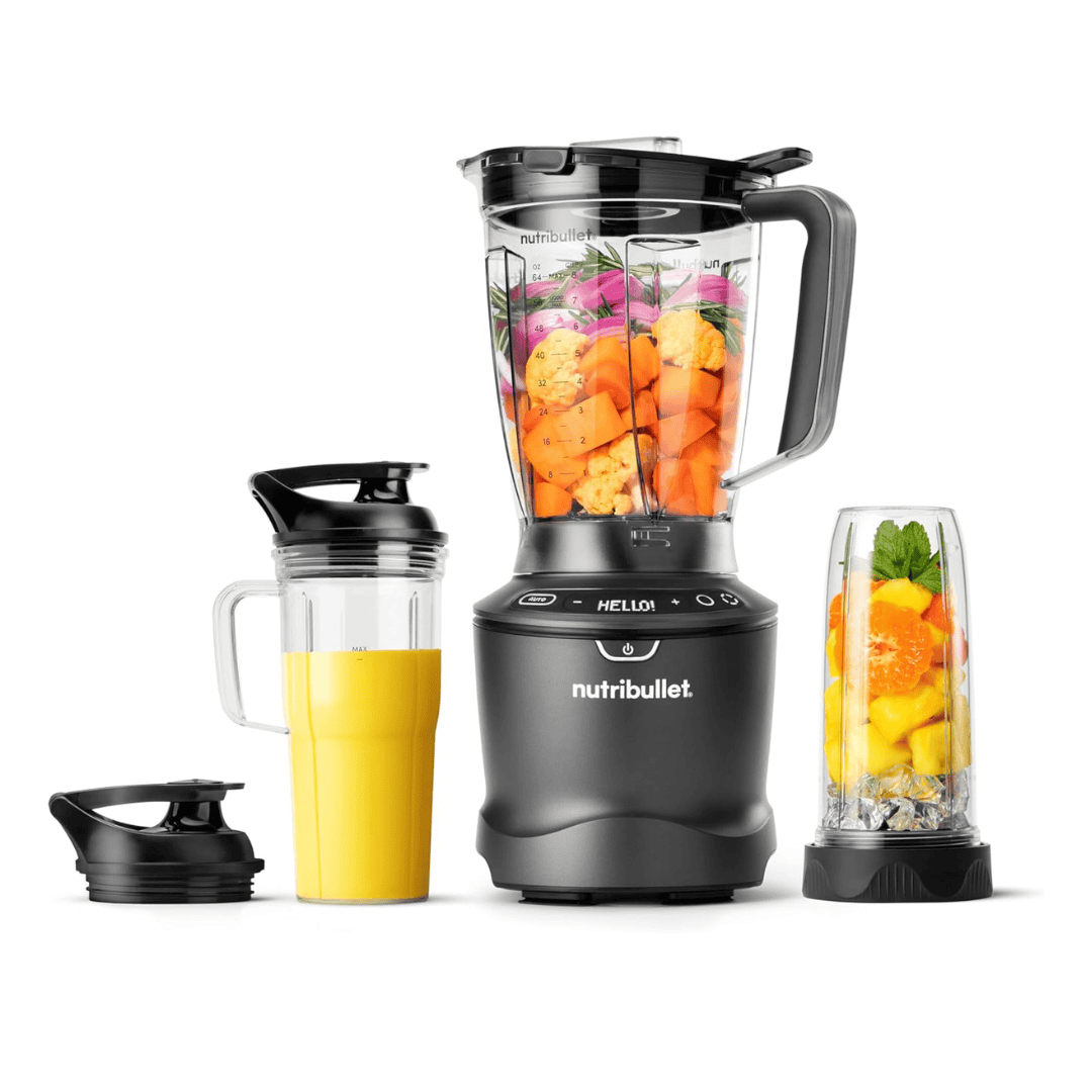 Nutribullet SmartSense Blender Combo, 5-speed blender, 1400 Watt Gunmetal Gray