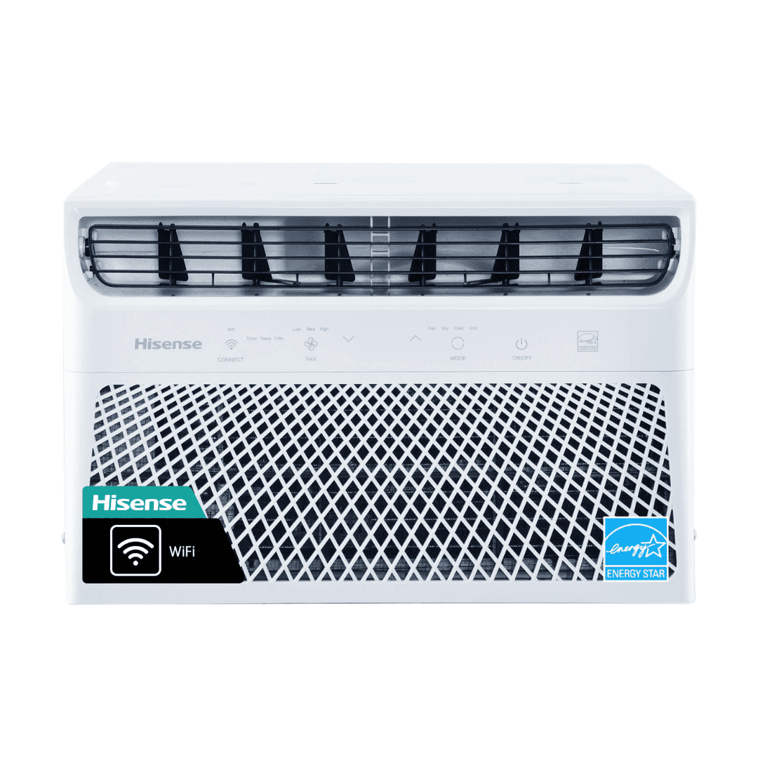 Hisense 350-sq ft Window Air Conditioner with Remote (115 Volts, 8000-BTU) Wi-Fi enabled