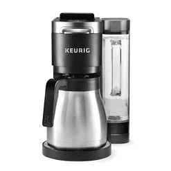 Keurig - K-Duo Plus 12-Cup Coffee Maker and Single Serve K-Cup Brewer - Black