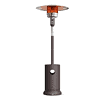 EAST OAK 48,000 BTU Patio Heater for Outdoor Use With Round Table Design, Double-Layer Stainless Steel Burner and Wheels, Bronze