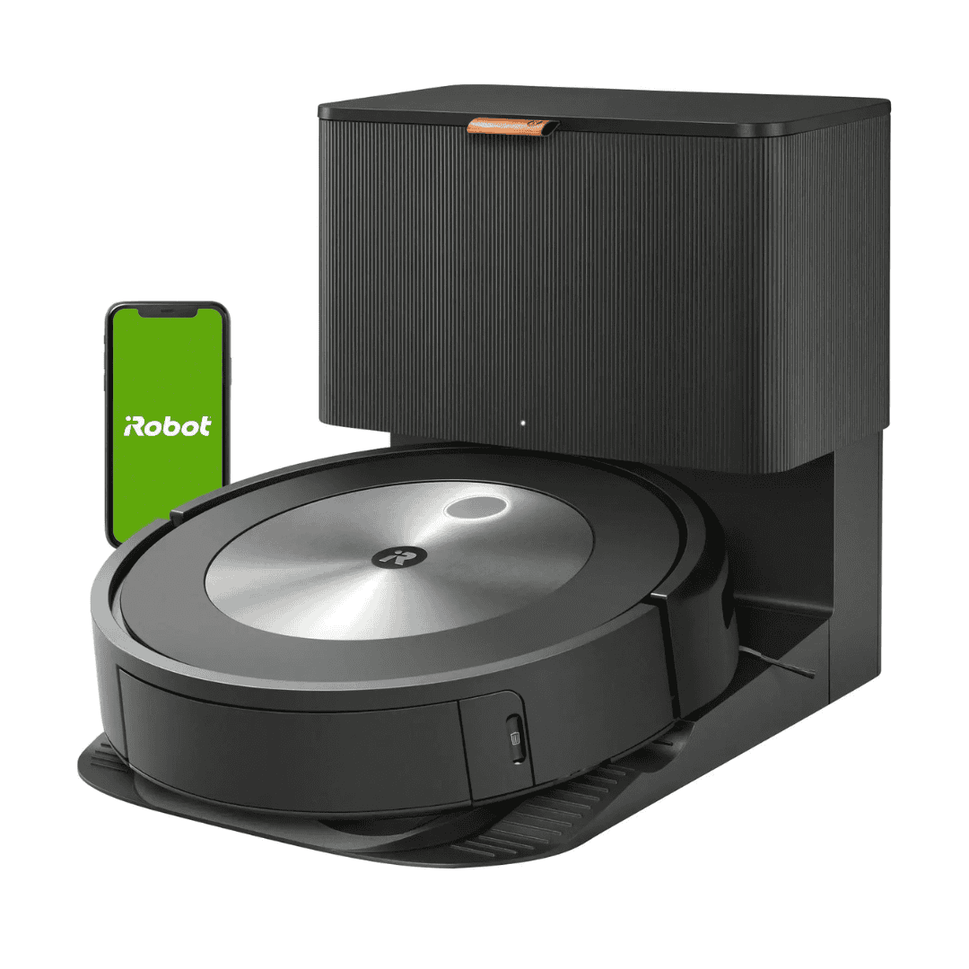 iRobot - Roomba j7+ (7550) Wi-Fi Connected Robot Vacuum with Automatic Dirt Disposal - Graphite
