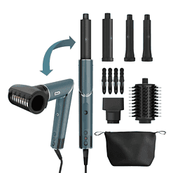 Shark - FlexStyle Air Styling & Drying System, Powerful Hair Blow Dryer and Multi-Styler - Teal