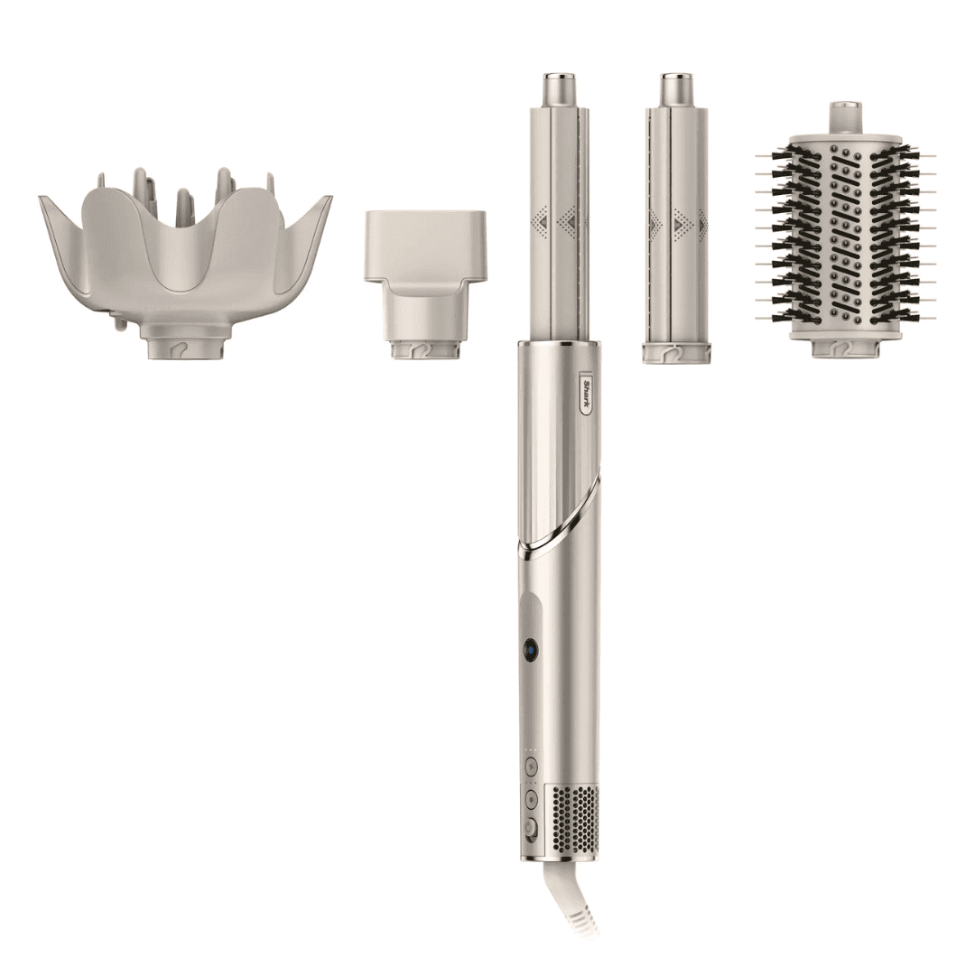 Shark - FlexStyle Air Styling & Drying System, Powerful Hair Blow Dryer and Multi-Styler - Stone Curly & Coily