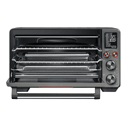 Breville - the Joule 1.0 Cubic Ft Oven Air Fryer Pro - Black Stainless Steel