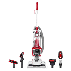 Kenmore DU2015 Bagless Upright Vacuum Lightweight Carpet Cleaner with 10’Hose, HEPA Filter, 4 Cleaning Tools for Pet Hair, Hardwood Floor, 2L, Red