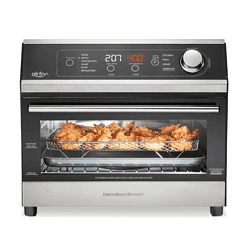 Hamilton Beach Digital Toaster Oven Air Fryer Combo, Black & Stainless Steel