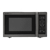 Sharp - 1.4 cu. ft. 1100W Countertop Microwave - Black Stainless - Black Stainless Steel