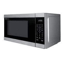 Sharp - 1.1 cu. ft. 1000W Countertop Microwave - Stainless - Stainless Steel