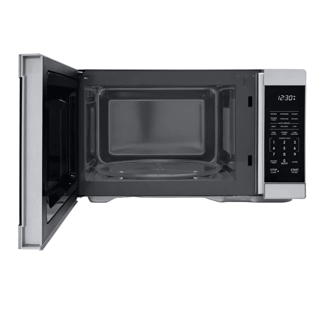 Sharp - 1.1 cu. ft. 1000W Countertop Microwave - Stainless - Stainless Steel