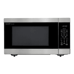 Sharp - 2.2 cu. ft. 1200W Microwave with Inverter Cooking - Stainless - Stainless Steel