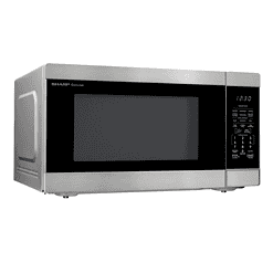 Sharp - 2.2 cu. ft. 1200W Microwave with Inverter Cooking - Stainless - Stainless Steel
