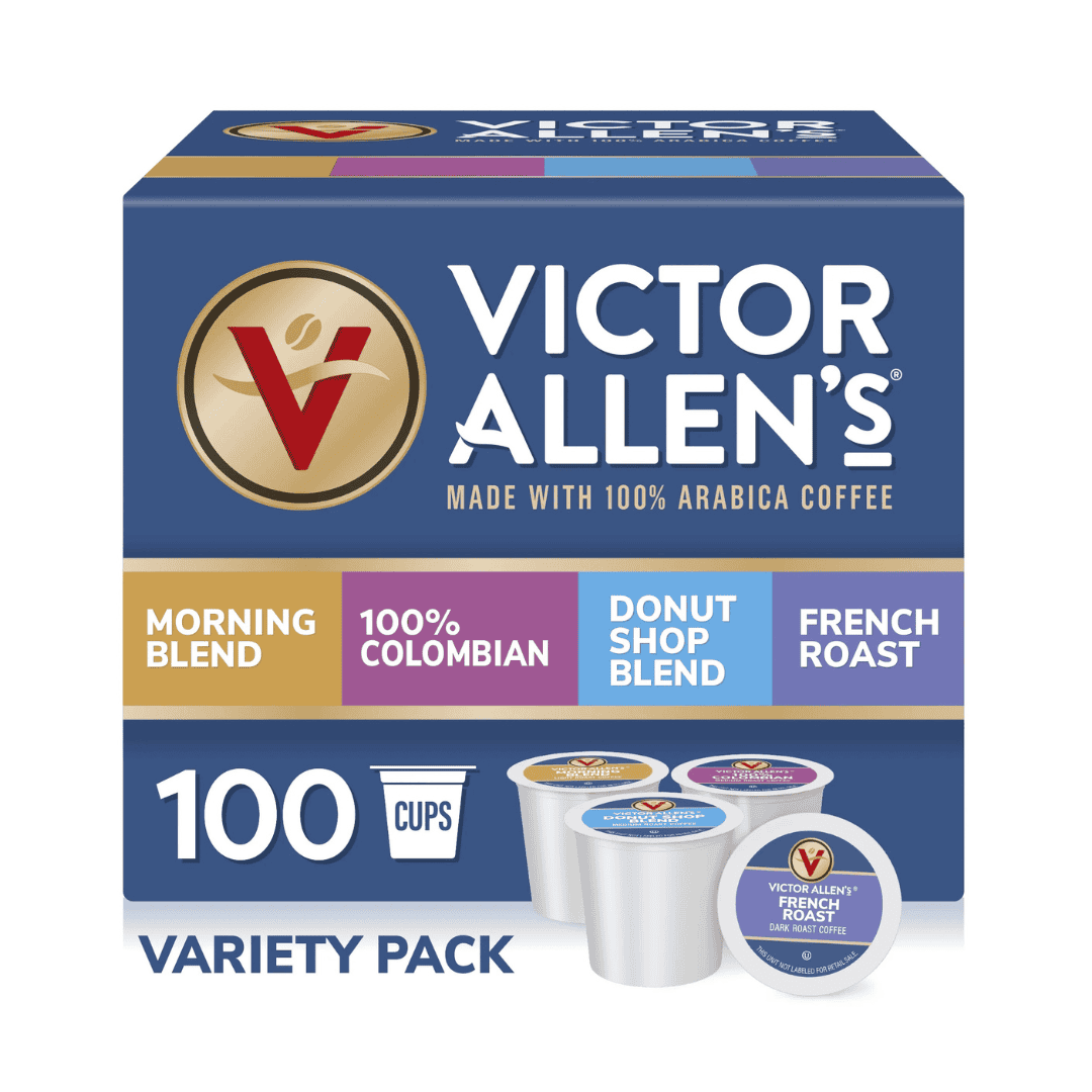 Victor Allen's Coffee Favorites Variety Single Serve K-Cup Coffee Pods, 100 Count