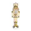 Holiday Living 6-ft White & Gold Nutcracker