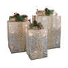 Northlight 14-in Gift Box Free Standing Decoration with White Incandescent Lights