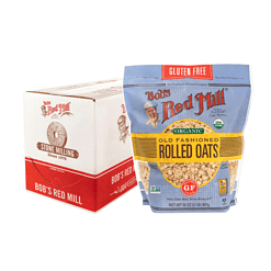 Bob's Red Mill Gluten Free Organic Old Fashioned Rolled Oats - 32 oz (Pack of 4)