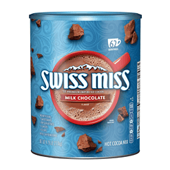 Swiss Miss Milk Chocolate Hot Cocoa Mix Canister (76.5 Ounce) (Pack of 2)