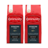 Community Coffee Signature Blend Ground Coffee, Dark Roast, 64 Ounce (32 Ounce Bags, Pack of 2)