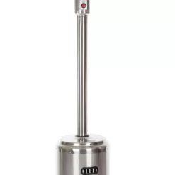 Fire Sense 46000-BTU Silver Stainless Steel Floorstanding Liquid Propane Patio Heater