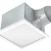 Utilitech Ventilation fan 1-Sone 150-CFM White Decorative Lighted Bathroom Fan, ENERGY STAR
