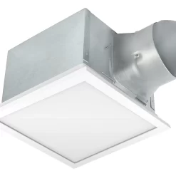 Utilitech Ventilation fan 1-Sone 150-CFM White Decorative Lighted Bathroom Fan, ENERGY STAR