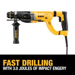DEWALT 8.5-Amp 1-1/8-in Sds-plus Variable Corded Rotary Hammer Drill