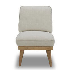 Better Homes & Gardens Springwood Slipper Chair, Light Honey