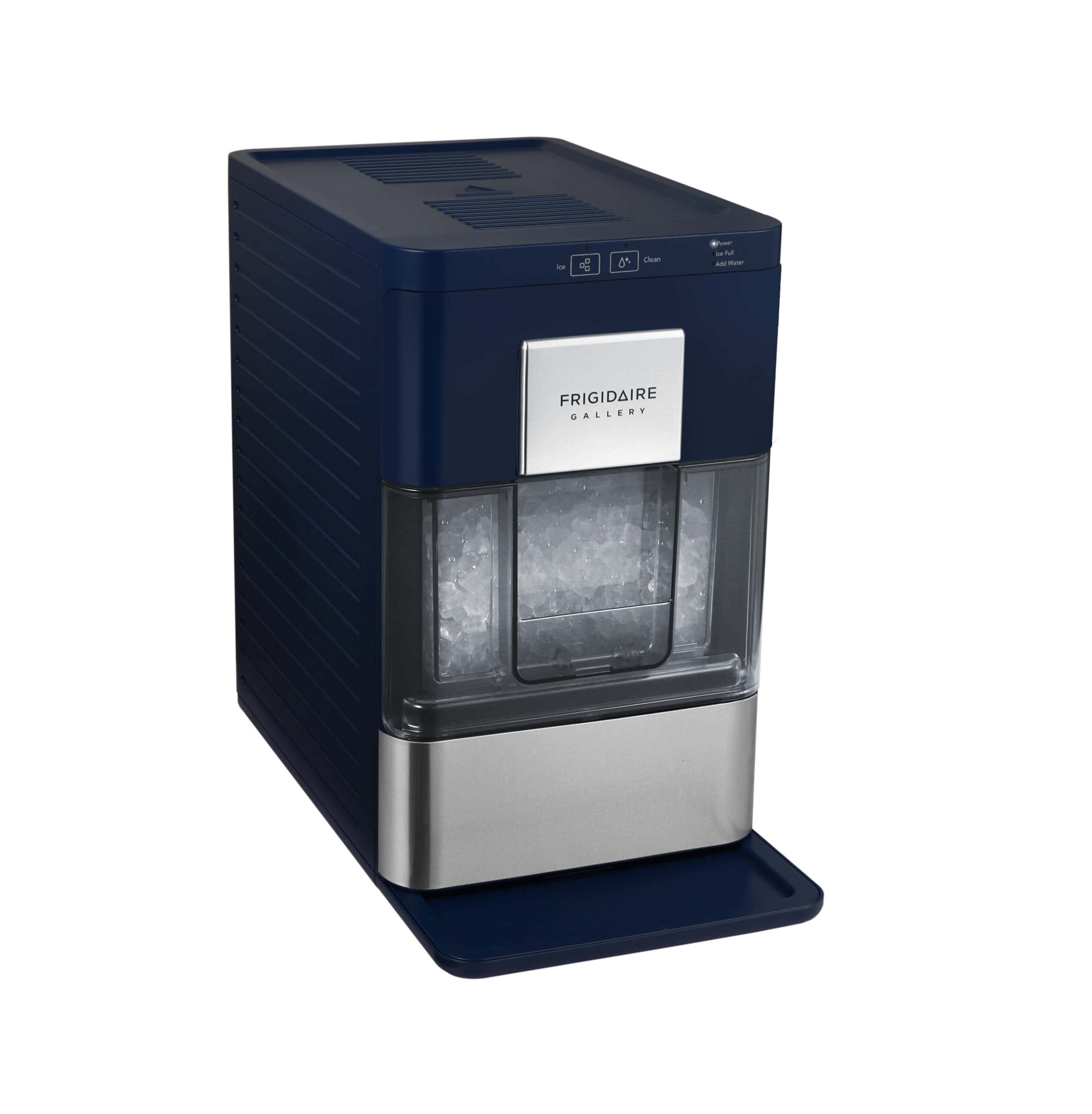 Frigidaire Gallery 44 lbsDay Capacity Ice Maker, Stainless steel accent, Navy