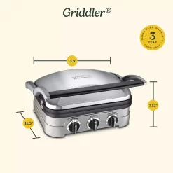 Cuisinart Griddler Compact Grill & Panini Press