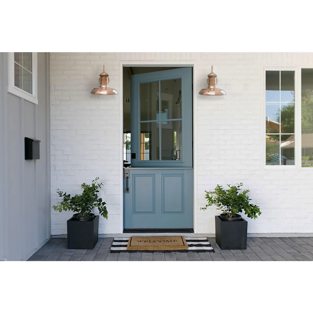Progress Lighting Brookside 1-Light 12.37-in H Copper Dark Sky Outdoor Wall Light
